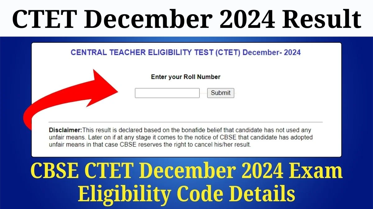 CTET December 2024 Result Released 9th January 2025 Check Here