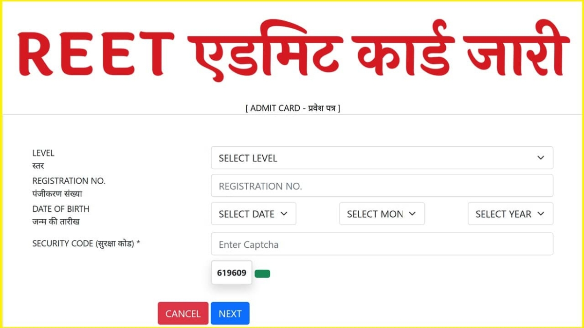 Reet Admit Card